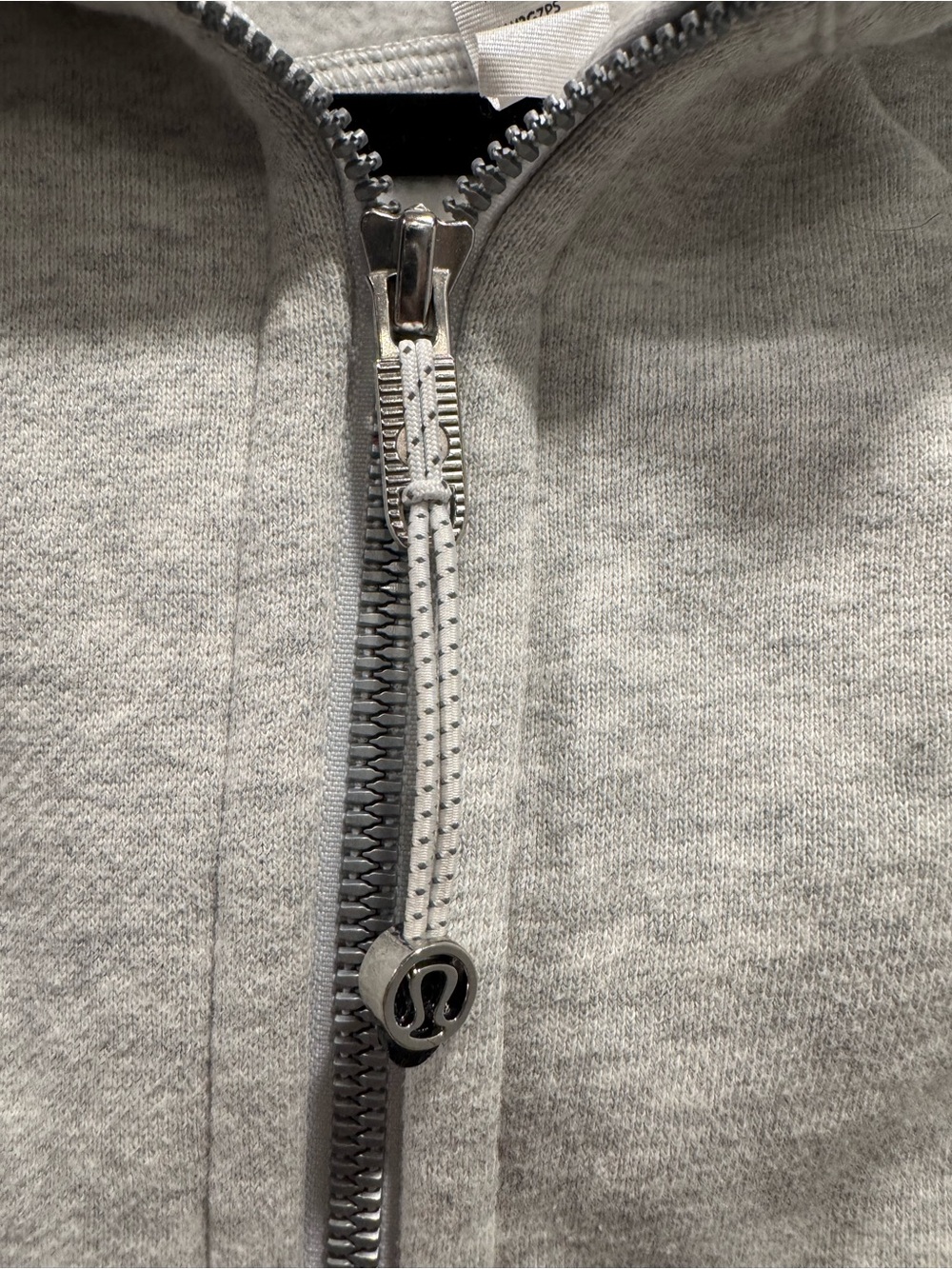 Lululemon Scuba Full Zip Cropped Hoodie Sz 2 Grey Athletic Activewear Gym Yoga - Picture 9 of 14